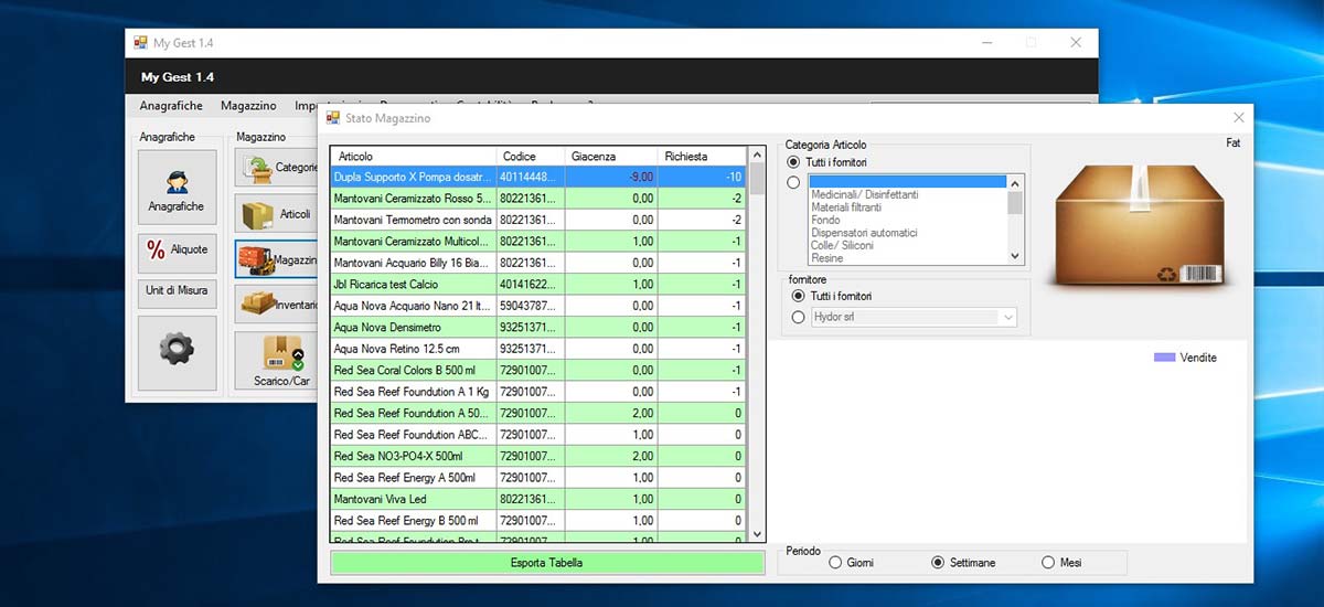 Interfaccia Gestionale MyGest SGM Computer